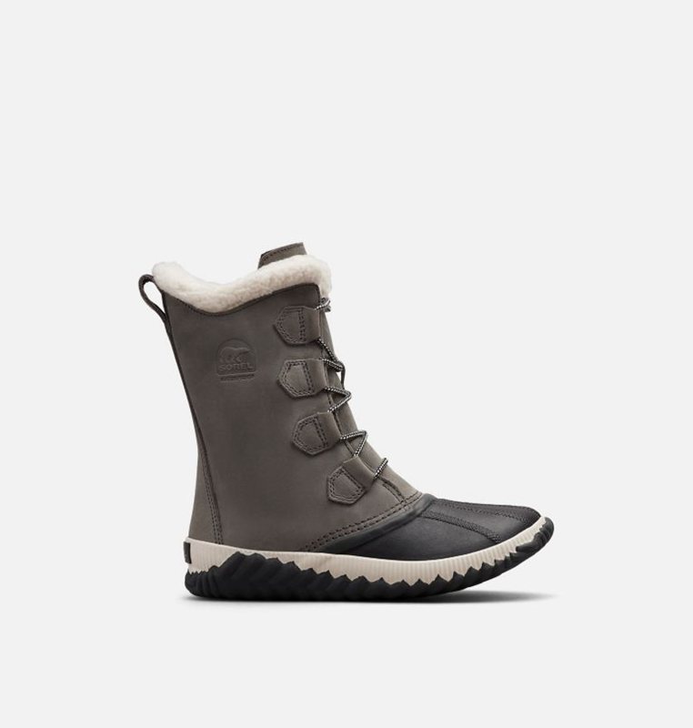 Sorel Kadın Out N About™ Plus Tall Duck Kısa - Kar Botu Gri/Siyah - 321-RGXQVF